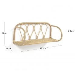 Naturoo Wandregal Mansa - Bambus / Rattan - Natur 11 Naturoo Wandregal Mansa - Bambus / Rattan - Natur -Wohnzimmermöbel boutique en ligne 1000363975 220714 500 SKETCH DETAILS P000000001000363975 sketch