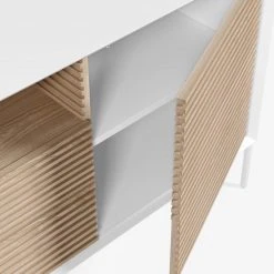 Norrwood TV-Lowboard Maredale II - Esche teilmassiv - Weiß / Esche 15 Norrwood TV-Lowboard Maredale II - Esche teilmassiv - Weiß / Esche -Wohnzimmermöbel boutique en ligne 1000363980 220714 035 DETAILS P000000001000363980