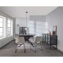 Loftscape Sideboard Tete - Glas / Metall - Schwarz 13 Loftscape Sideboard Tete - Glas / Metall - Schwarz -Wohnzimmermöbel boutique en ligne 1000363985 220714 021 MOOD DETAILS P000000001000363985 mood