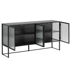 Loftscape Sideboard Tete - Glas / Metall - Schwarz 15 Loftscape Sideboard Tete - Glas / Metall - Schwarz -Wohnzimmermöbel boutique en ligne 1000363985 220714 030 DETAILS P000000001000363985
