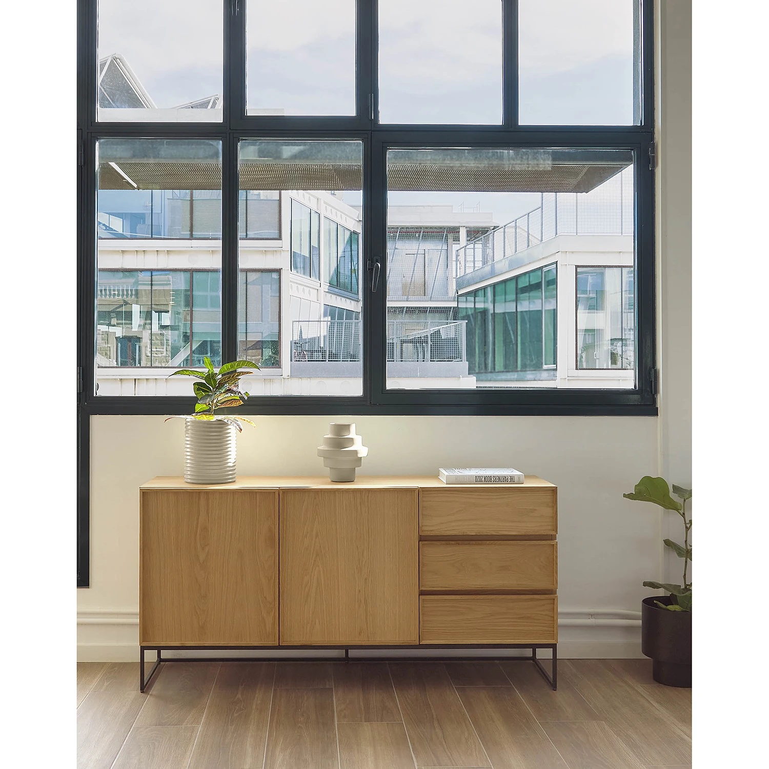 Red Living Sideboard Tabora - Echtholzfurnier - Eiche 2 Red Living Sideboard Tabora - Echtholzfurnier - Eiche – Bild 2