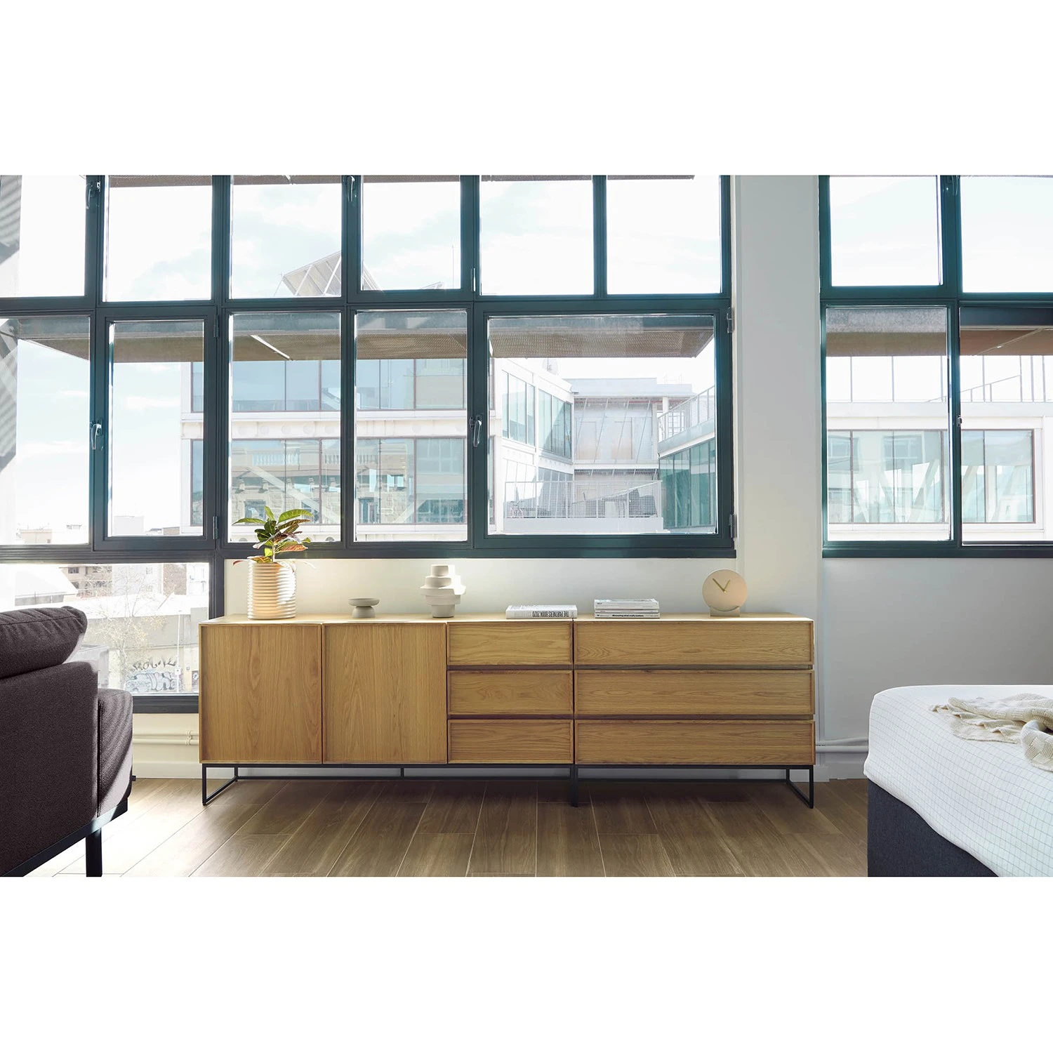 Red Living Sideboard Tabora - Echtholzfurnier - Eiche 3 Red Living Sideboard Tabora - Echtholzfurnier - Eiche – Bild 3