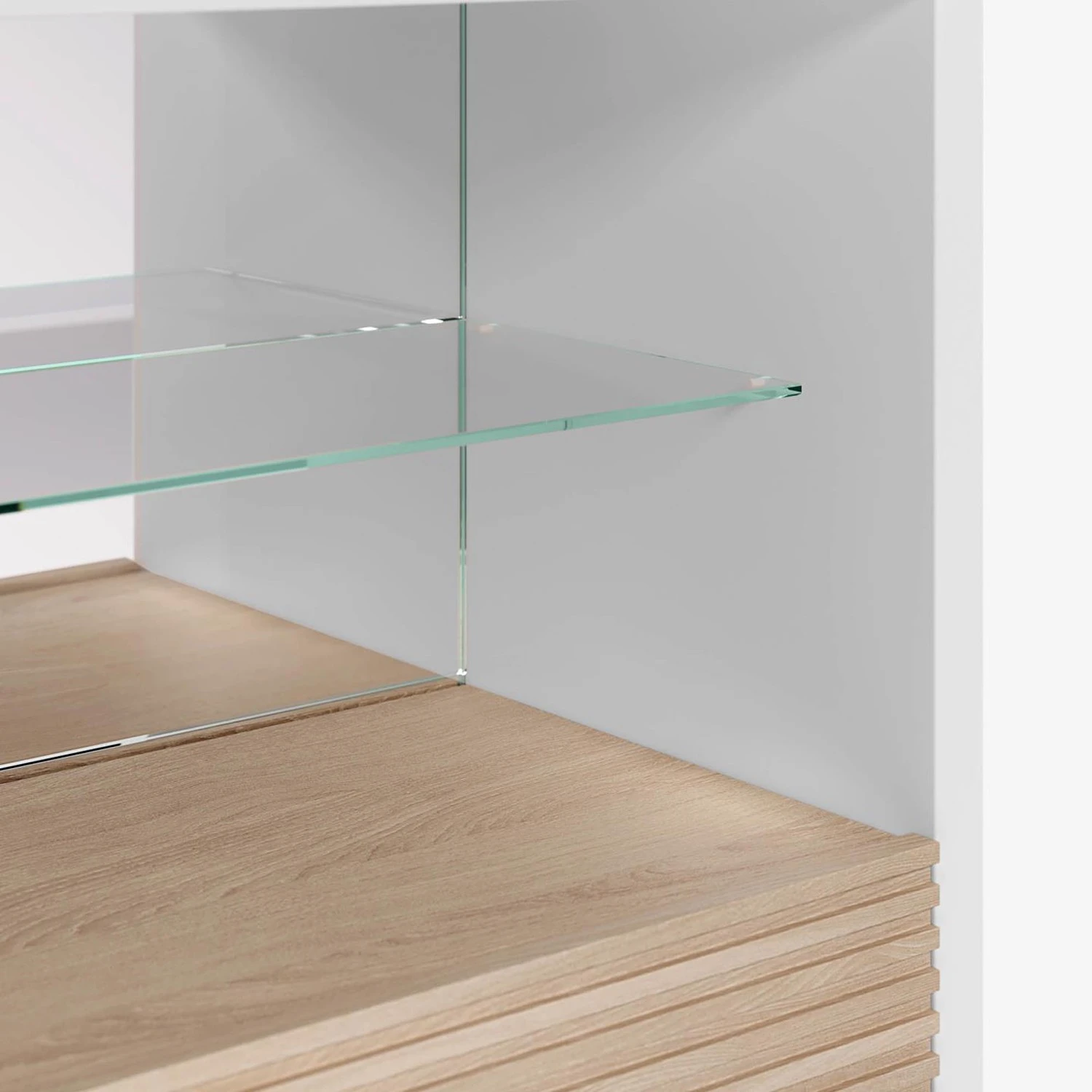 Norrwood Higboard Maredale - Esche teilmassiv - Weiß / Esche 6 Norrwood Higboard Maredale - Esche teilmassiv - Weiß / Esche – Bild 6