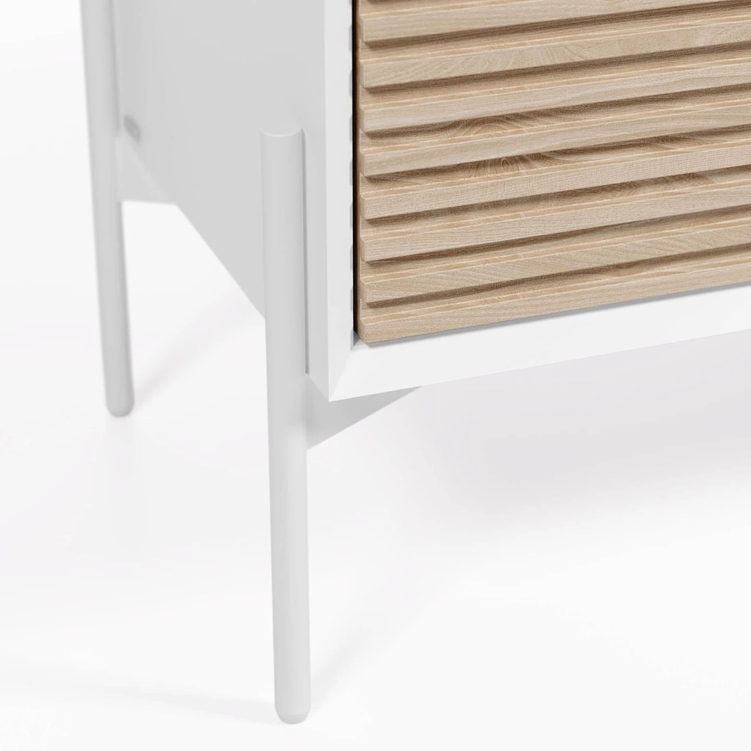 Norrwood Higboard Maredale - Esche teilmassiv - Weiß / Esche 7 Norrwood Higboard Maredale - Esche teilmassiv - Weiß / Esche – Bild 7