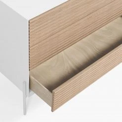 Norrwood Sideboard Maredale II - Esche teilmassiv - Esche / Weiß 10 Norrwood Sideboard Maredale II - Esche teilmassiv - Esche / Weiß -Wohnzimmermöbel boutique en ligne 1000364002 220714 030 DETAILS P000000001000364002