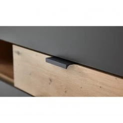 Fashion For Home Highboard Leox - Inkl. Beleuchtung - Graphit / Eiche Artisan Dekor -Wohnzimmermöbel boutique en ligne 1000364262 220719 045 DETAILS P000000001000364262