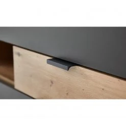 Fashion For Home Sideboard Leox - Inkl. Beleuchtung - Graphit / Eiche Artisan Dekor -Wohnzimmermöbel boutique en ligne 1000364263 220719 045 DETAILS P000000001000364263