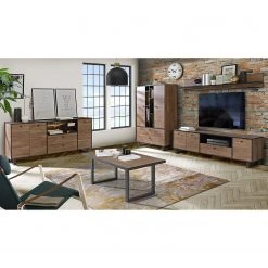 Red Living Couchtisch Trylith - Eiche Rustikal Dekor / Schwarz -Wohnzimmermöbel boutique en ligne 1000364611 220719 021 MOOD DETAILS P000000001000364611 mood