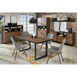 Red Living Sideboard Trylith I - Eiche Rustikal Dekor / Schwarz -Wohnzimmermöbel boutique en ligne 1000364622 220719 022 MOOD DETAILS P000000001000364622 mood