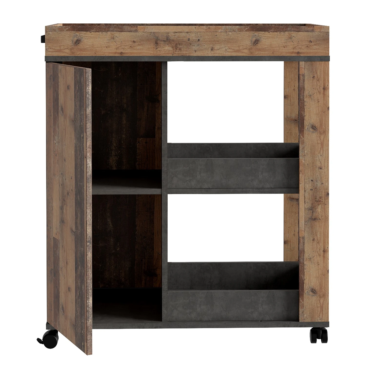 Loftscape Servierwagen Stoneyford I - Altholz Dekor 5 Loftscape Servierwagen Stoneyford I - Altholz Dekor – Bild 5