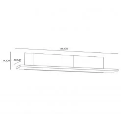 Loftscape Wandboard Millquarter - Weiß / Eiche Hell Dekor -Wohnzimmermöbel boutique en ligne 1000364870 220722 500 SKETCH DETAILS P000000001000364870 sketch