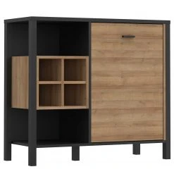 Red Living Kommode Kasala II - Eiche Riviera Dekor / Schwarz 12 Red Living Kommode Kasala II - Eiche Riviera Dekor / Schwarz -Wohnzimmermöbel boutique en ligne 1000364877 220722 032 DETAILS P000000001000364877