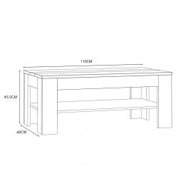 Loftscape Couchtisch Millquarter - Weiß / Eiche Hell Dekor 7 Loftscape Couchtisch Millquarter - Weiß / Eiche Hell Dekor -Wohnzimmermöbel boutique en ligne 1000364878 220722 500 SKETCH DETAILS P000000001000364878 sketch