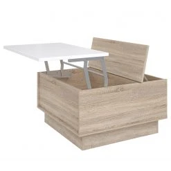 Loftscape Couchtisch Wijo - Eiche Sonoma Dekor / Weiß -Wohnzimmermöbel boutique en ligne 1000364898 220722 031 DETAILS P000000001000364898