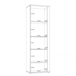 Loftscape Standvitrine Millquarter - Weiß / Eiche Hell Dekor -Wohnzimmermöbel boutique en ligne 1000364912 220722 501 SKETCH DETAILS P000000001000364912 sketch