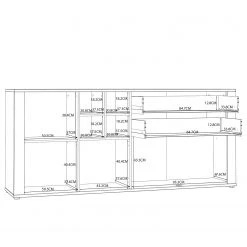 Loftscape Sideboard Millquarter - Weiß / Eiche Hell Dekor 13 Loftscape Sideboard Millquarter - Weiß / Eiche Hell Dekor -Wohnzimmermöbel boutique en ligne 1000364914 220722 501 SKETCH DETAILS P000000001000364914 sketch