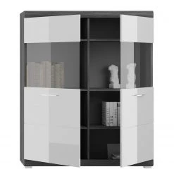 Loftscape Wohnwand Sarai I (4-teilig) - Hochglanz Weiß / Eiche Grau Dekor 19 Loftscape Wohnwand Sarai I (4-teilig) - Hochglanz Weiß / Eiche Grau Dekor -Wohnzimmermöbel boutique en ligne 1000365274 220728 060 DETAILS P000000001000365274