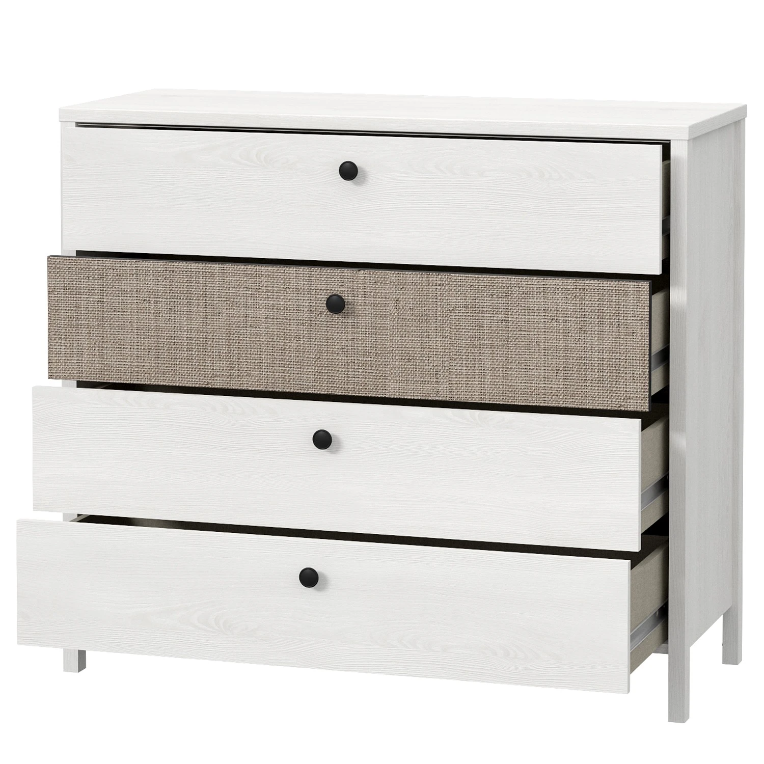 Loftscape Kommode Riecce - Schneeeiche Dekor / Grau 3 Loftscape Kommode Riecce - Schneeeiche Dekor / Grau – Bild 3