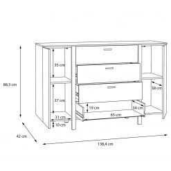 Loftscape Kommode Samtoge I - Bramberg Fichte Dekor / Uni Wolfram Dekor 17 Loftscape Kommode Samtoge I - Bramberg Fichte Dekor / Uni Wolfram Dekor -Wohnzimmermöbel boutique en ligne 1000365842 220909 501 SKETCH DETAILS P000000001000365842 sketch