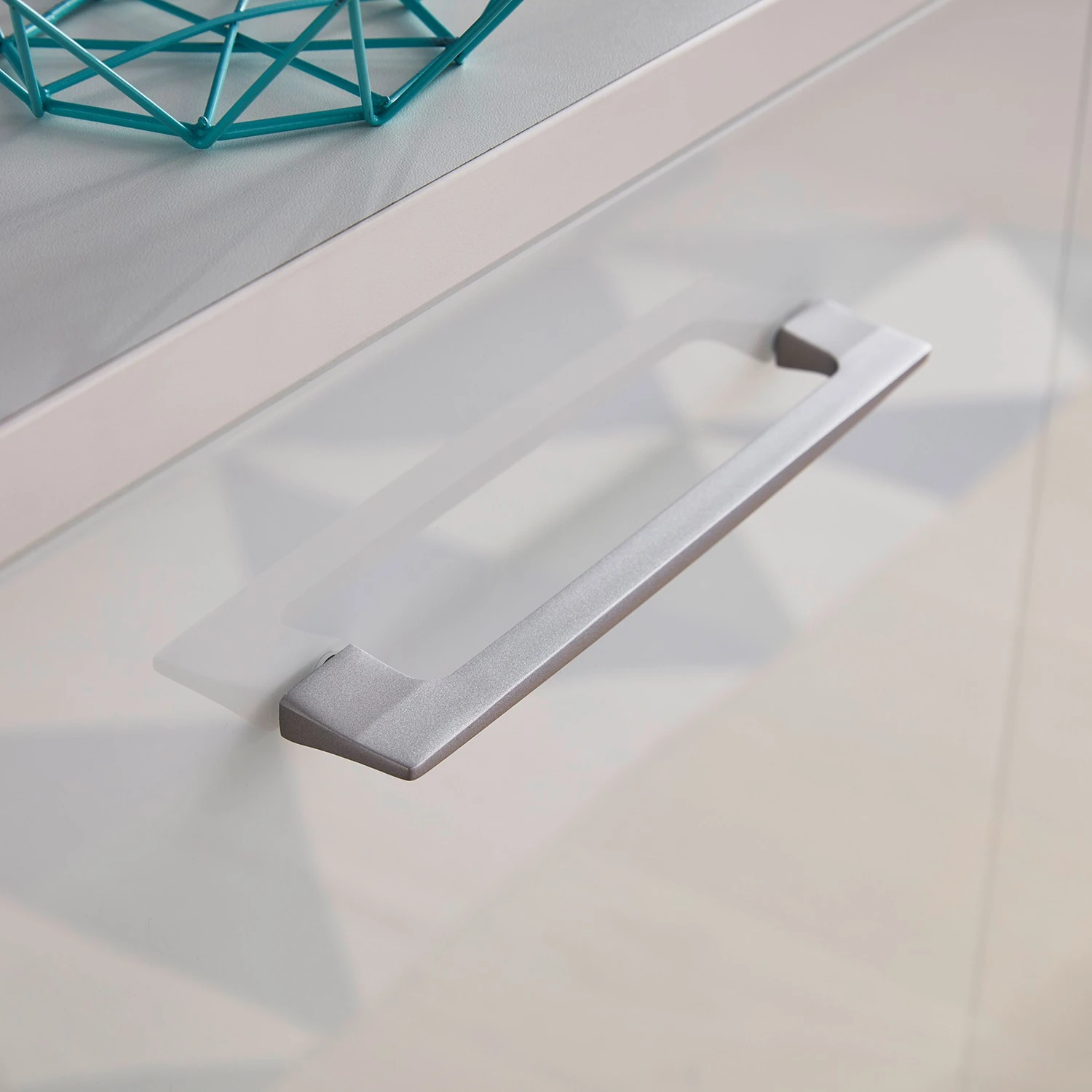 Germania Kommode Campo II - Glas - Weiß 5 Germania Kommode Campo II - Glas - Weiß – Bild 5