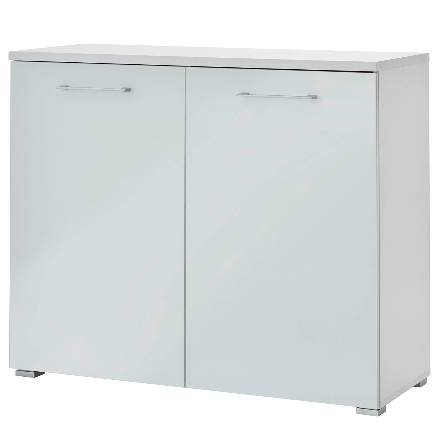 Germania Kommode Campo I - Glas - Weiß 1 Germania Kommode Campo I - Glas - Weiß