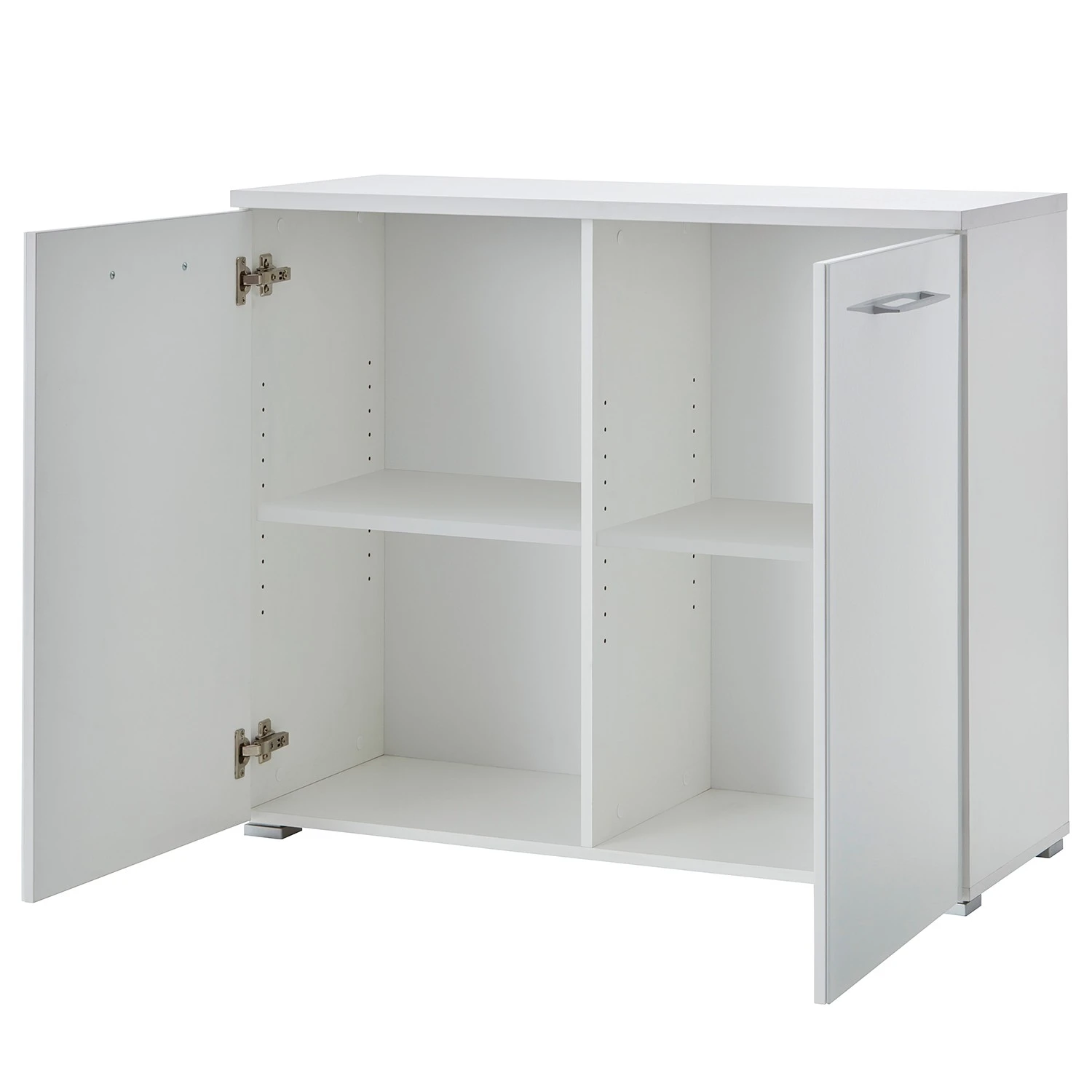 Germania Kommode Campo I - Glas - Weiß 3 Germania Kommode Campo I - Glas - Weiß – Bild 3