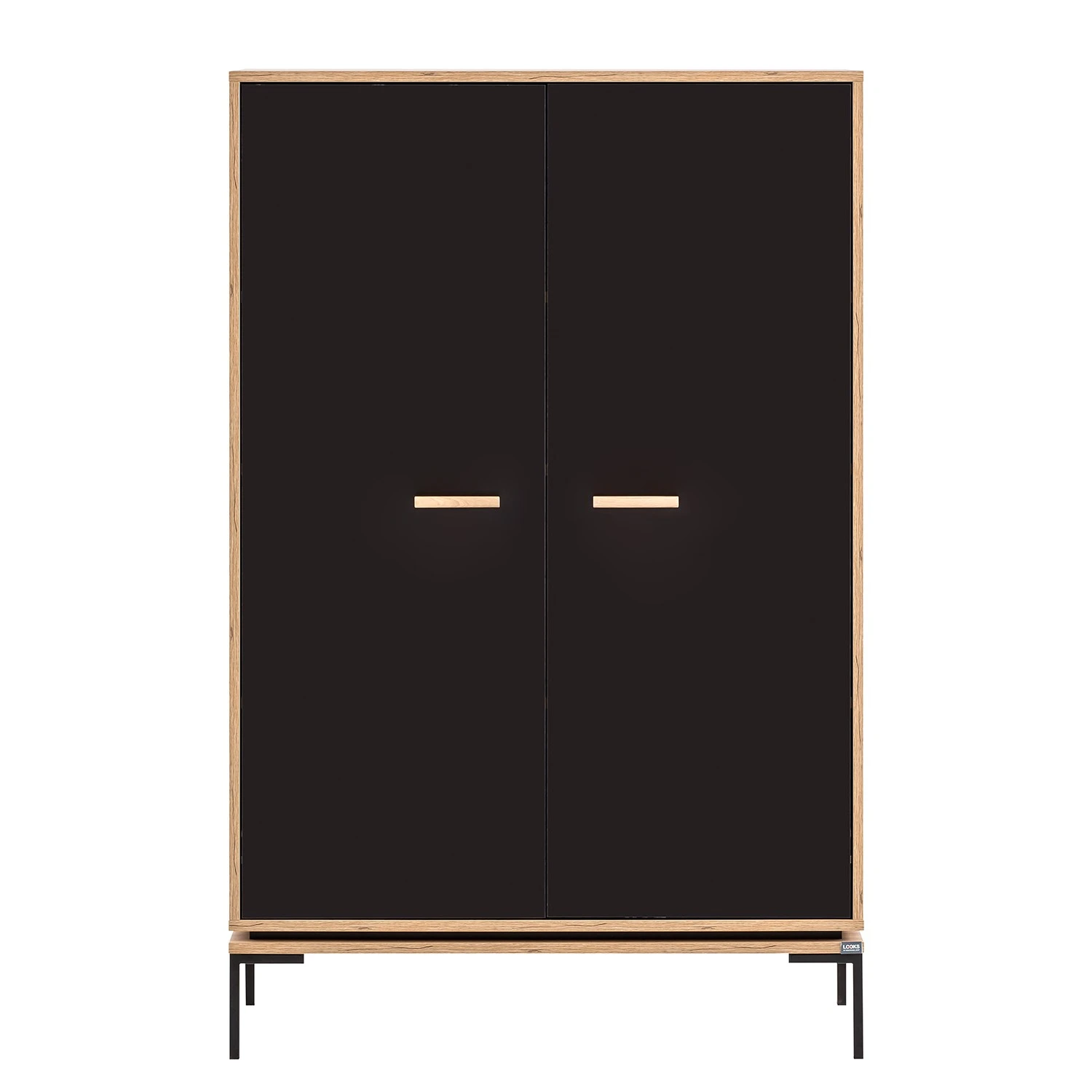 Schildmeyer Highboard Looks - Schwarz / Eiche Dekor 4 Schildmeyer Highboard Looks - Schwarz / Eiche Dekor – Bild 4