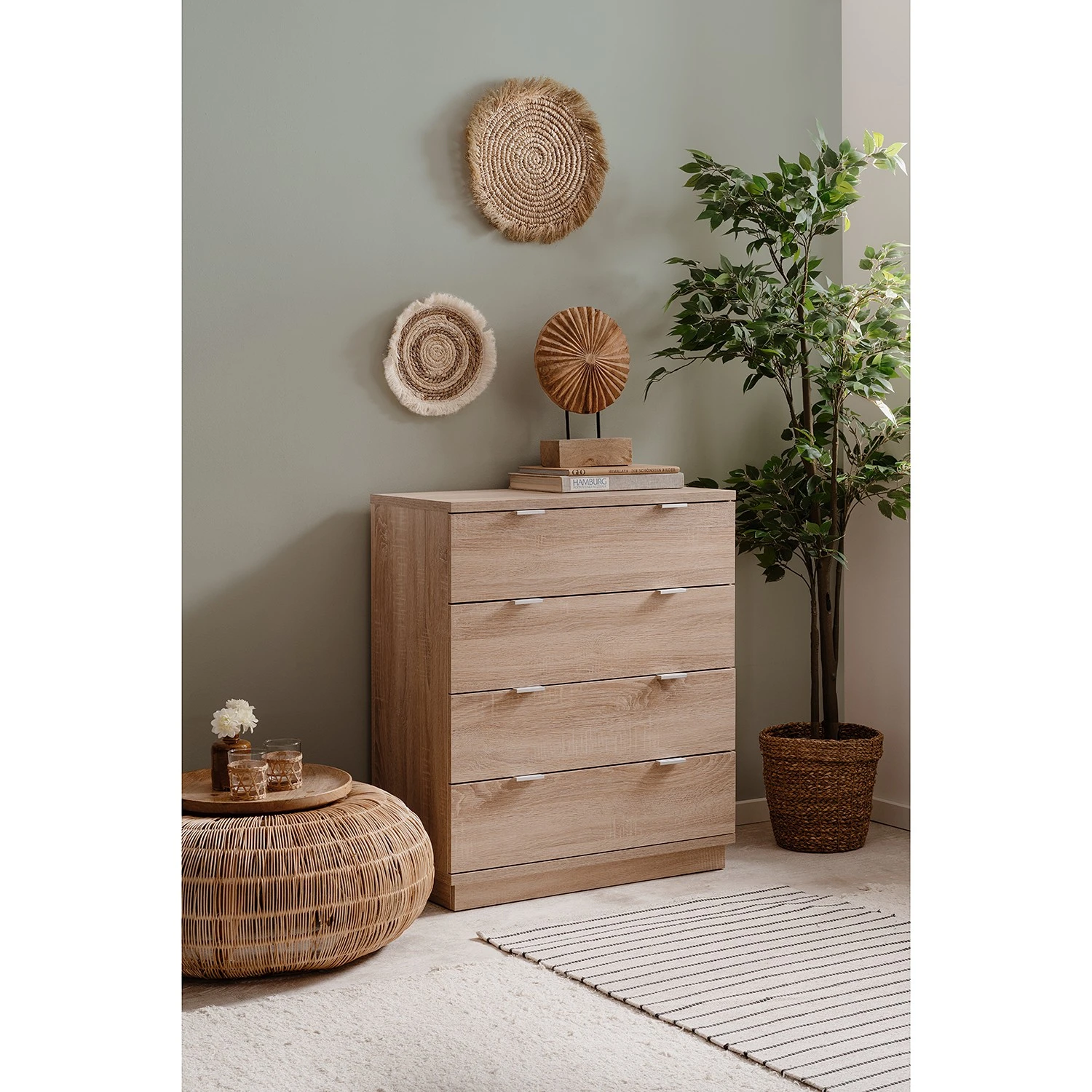 Loftscape Kommode Alcester II - Eiche Sonoma Dekor 3 Loftscape Kommode Alcester II - Eiche Sonoma Dekor – Bild 3