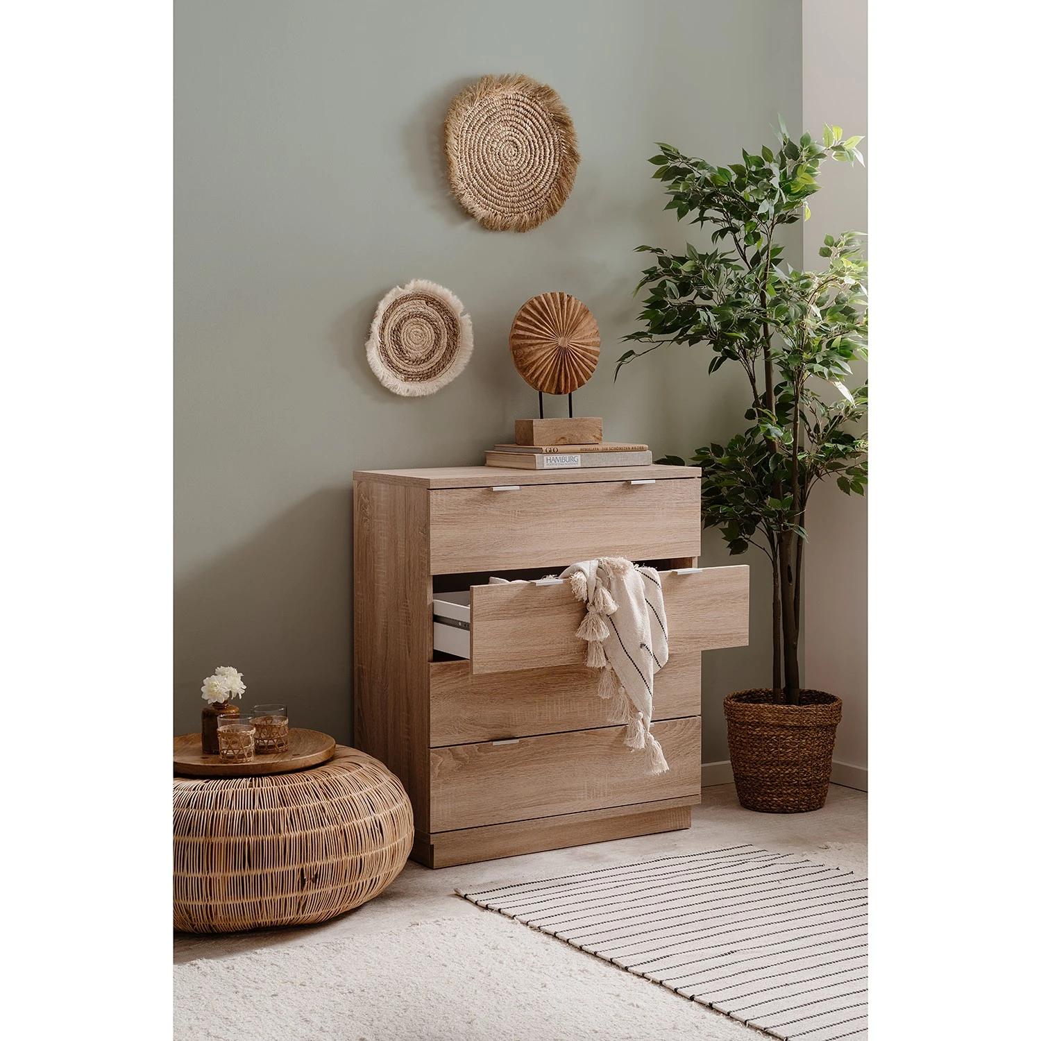 Loftscape Kommode Alcester II - Eiche Sonoma Dekor 4 Loftscape Kommode Alcester II - Eiche Sonoma Dekor – Bild 4