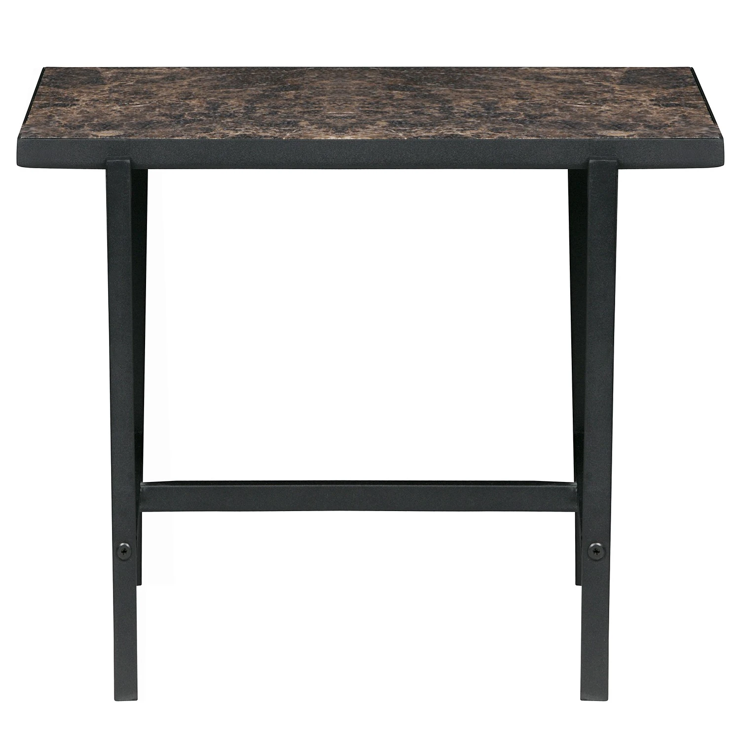 Red Living Beistelltisch Bowes - Marmor Braun Dekor / Schwarz 7 Red Living Beistelltisch Bowes - Marmor Braun Dekor / Schwarz – Bild 7