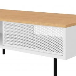 Temahome Couchtisch Radio - Echtholzfurnier - Weiß / Eiche -Wohnzimmermöbel boutique en ligne 1000366638 220906 070 DETAILS P000000001000366638