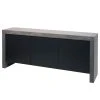 Temahome Sideboard Kobe II - Schwarz / Beton Dekor