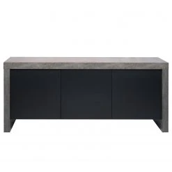 Temahome Sideboard Kobe II - Schwarz / Beton Dekor -Wohnzimmermöbel boutique en ligne 1000366639 220906 030 DETAILS P000000001000366639