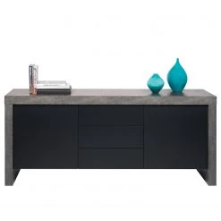 Temahome Sideboard Kobe I - Schwarz / Beton Dekor 19 Temahome Sideboard Kobe I - Schwarz / Beton Dekor -Wohnzimmermöbel boutique en ligne 1000366655 220906 060 DETAILS P000000001000366655