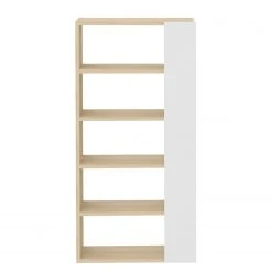 Temahome Regal Ella - Echtholzfurnier - Weiß / Eiche 11 Temahome Regal Ella - Echtholzfurnier - Weiß / Eiche -Wohnzimmermöbel boutique en ligne 1000366656 220906 030 DETAILS P000000001000366656