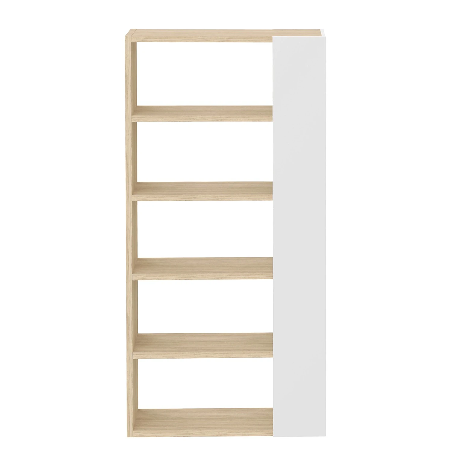 Temahome Regal Ella - Echtholzfurnier - Weiß / Eiche 4 Temahome Regal Ella - Echtholzfurnier - Weiß / Eiche – Bild 4