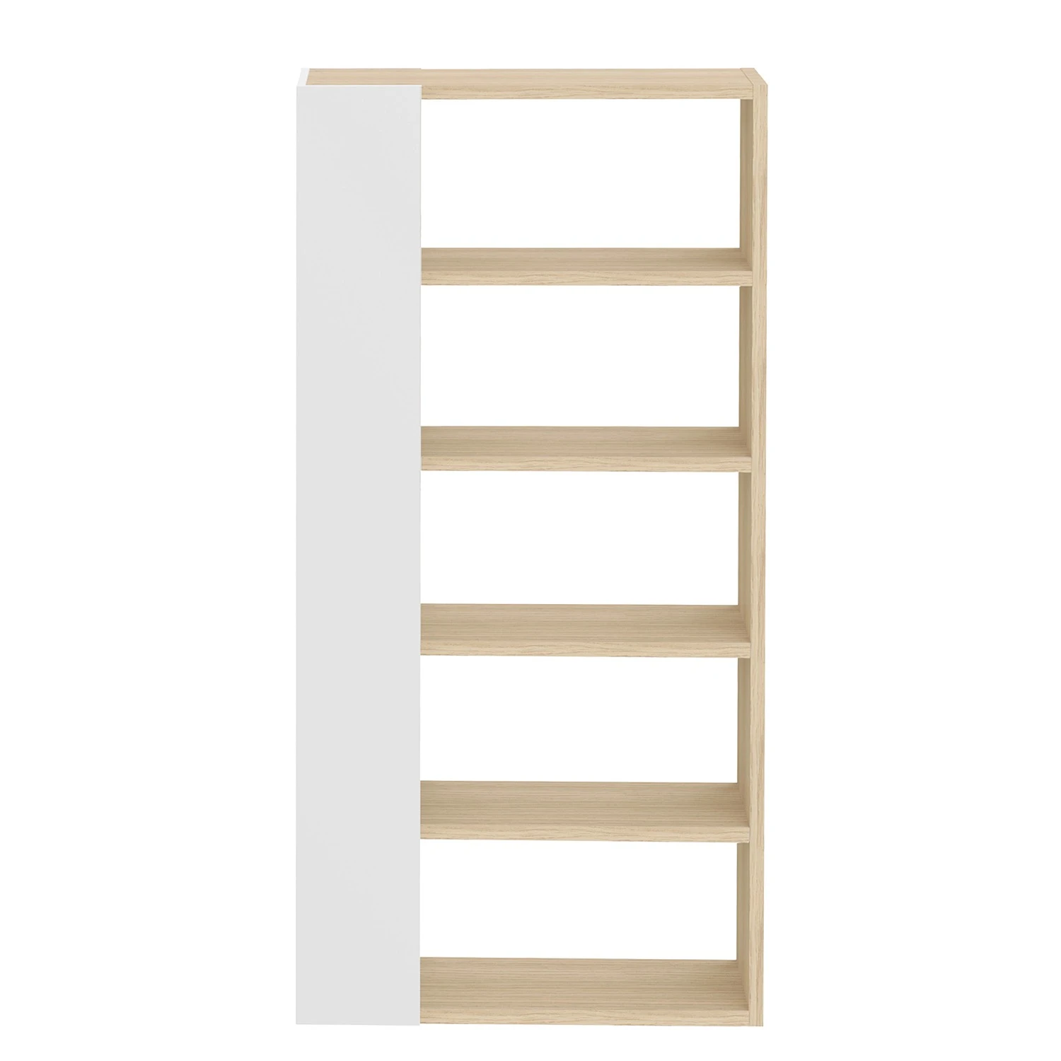 Temahome Regal Ella - Echtholzfurnier - Weiß / Eiche 6 Temahome Regal Ella - Echtholzfurnier - Weiß / Eiche – Bild 6