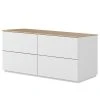 Temahome Kommode Join VI - Weiß / Eiche