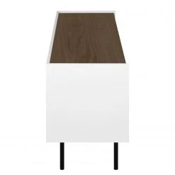 Temahome TV-Lowboard Radio - Echtholzfurnier - Weiß / Walnuss -Wohnzimmermöbel boutique en ligne 1000366713 220906 050 DETAILS P000000001000366713