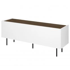Temahome TV-Lowboard Radio - Echtholzfurnier - Weiß / Walnuss -Wohnzimmermöbel boutique en ligne 1000366713 220906 060 DETAILS P000000001000366713