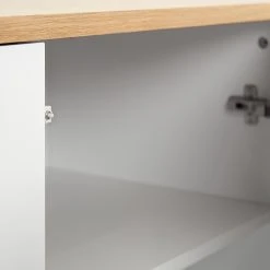 Temahome Sideboard Edge - Echtholzfurnier - / Weiß / Eiche 14 Temahome Sideboard Edge - Echtholzfurnier - / Weiß / Eiche -Wohnzimmermöbel boutique en ligne 1000366714 220906 050 DETAILS P000000001000366714