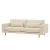 Studio Copenhagen Sofa Lacona (3-Sitzer) Webstoff - Stoff Dona: Hellbeige