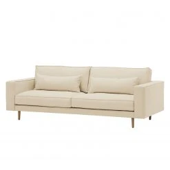Studio Copenhagen Sofa Lacona (3-Sitzer) Webstoff - Stoff Dona: Hellbeige