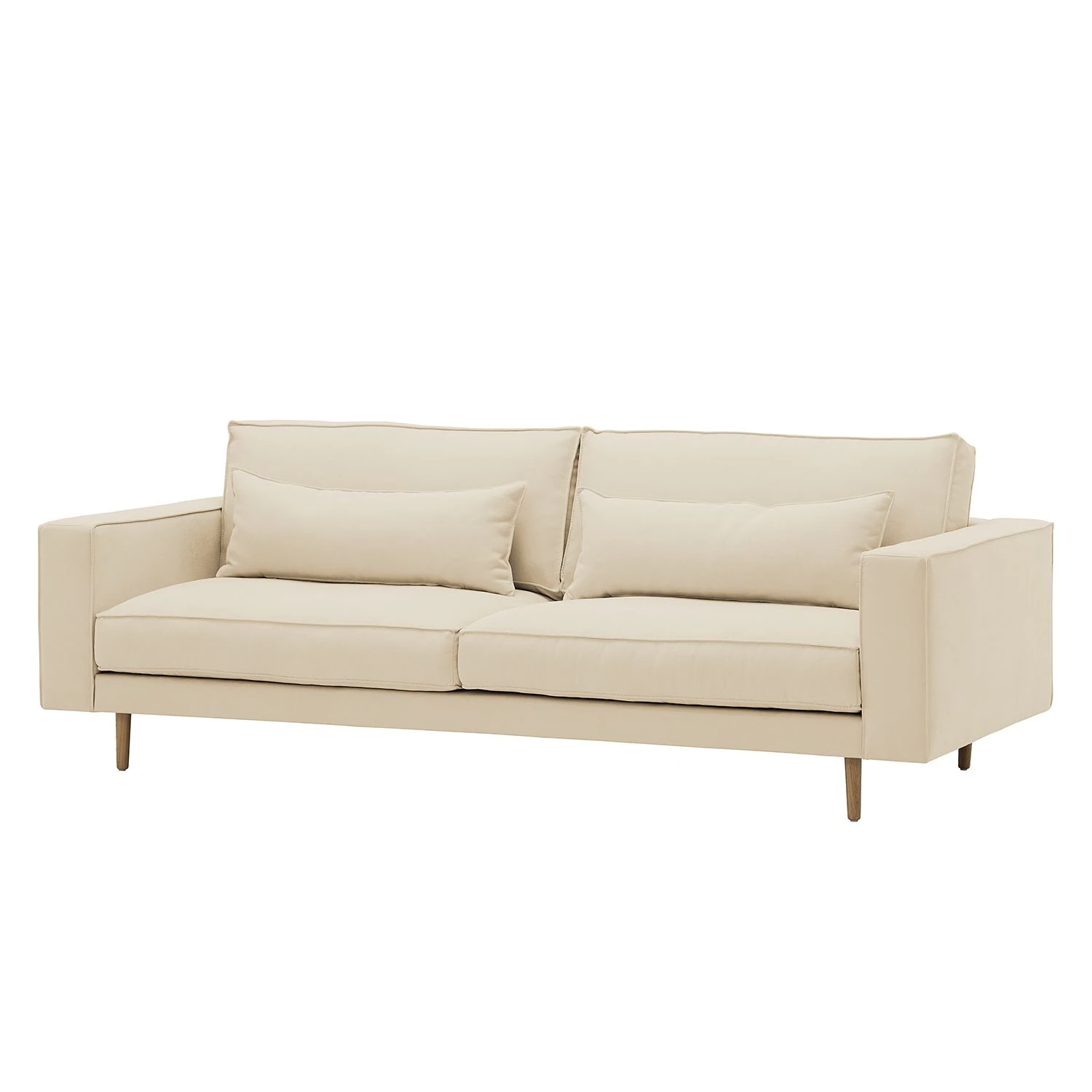 Studio Copenhagen Sofa Lacona (3-Sitzer) Webstoff - Stoff Dona: Hellbeige 1 Studio Copenhagen Sofa Lacona (3-Sitzer) Webstoff - Stoff Dona: Hellbeige