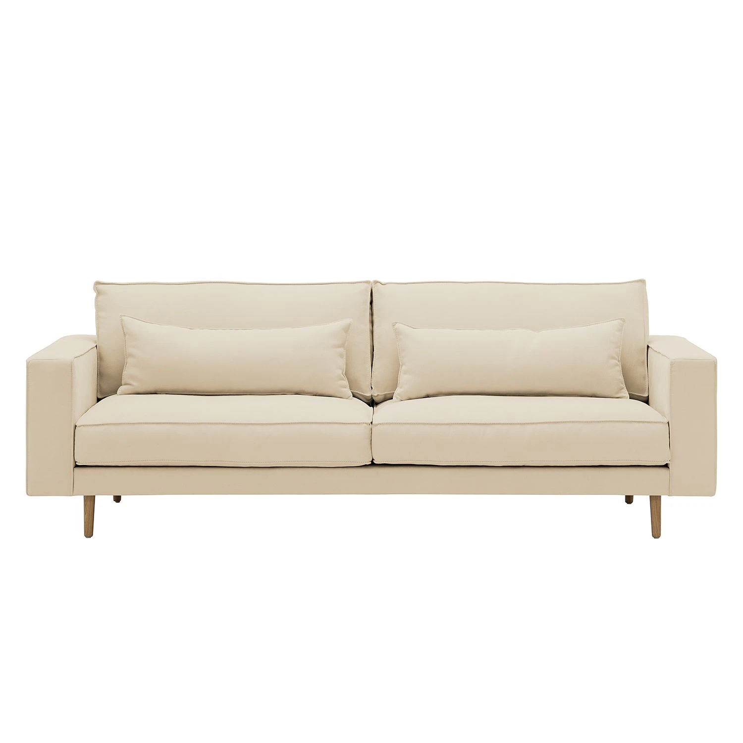 Studio Copenhagen Sofa Lacona (3-Sitzer) Webstoff - Stoff Dona: Hellbeige 2 Studio Copenhagen Sofa Lacona (3-Sitzer) Webstoff - Stoff Dona: Hellbeige – Bild 2