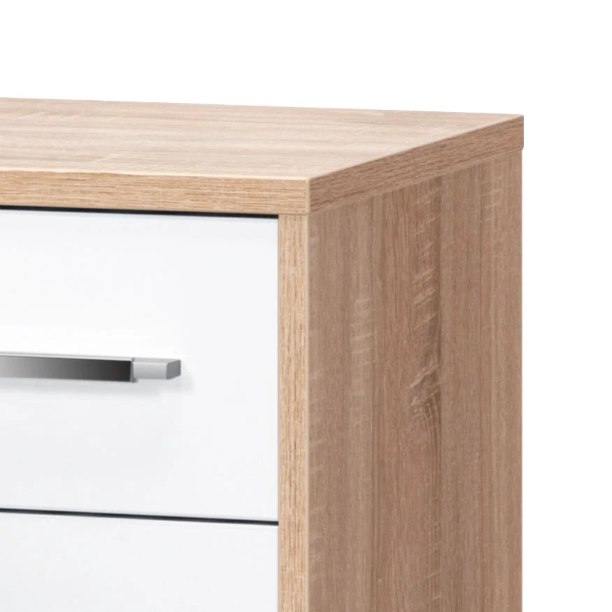 Aktenregal Merit - Eiche Sonoma Dekor / Hochglanz Weiß 5 Aktenregal Merit - Eiche Sonoma Dekor / Hochglanz Weiß – Bild 5