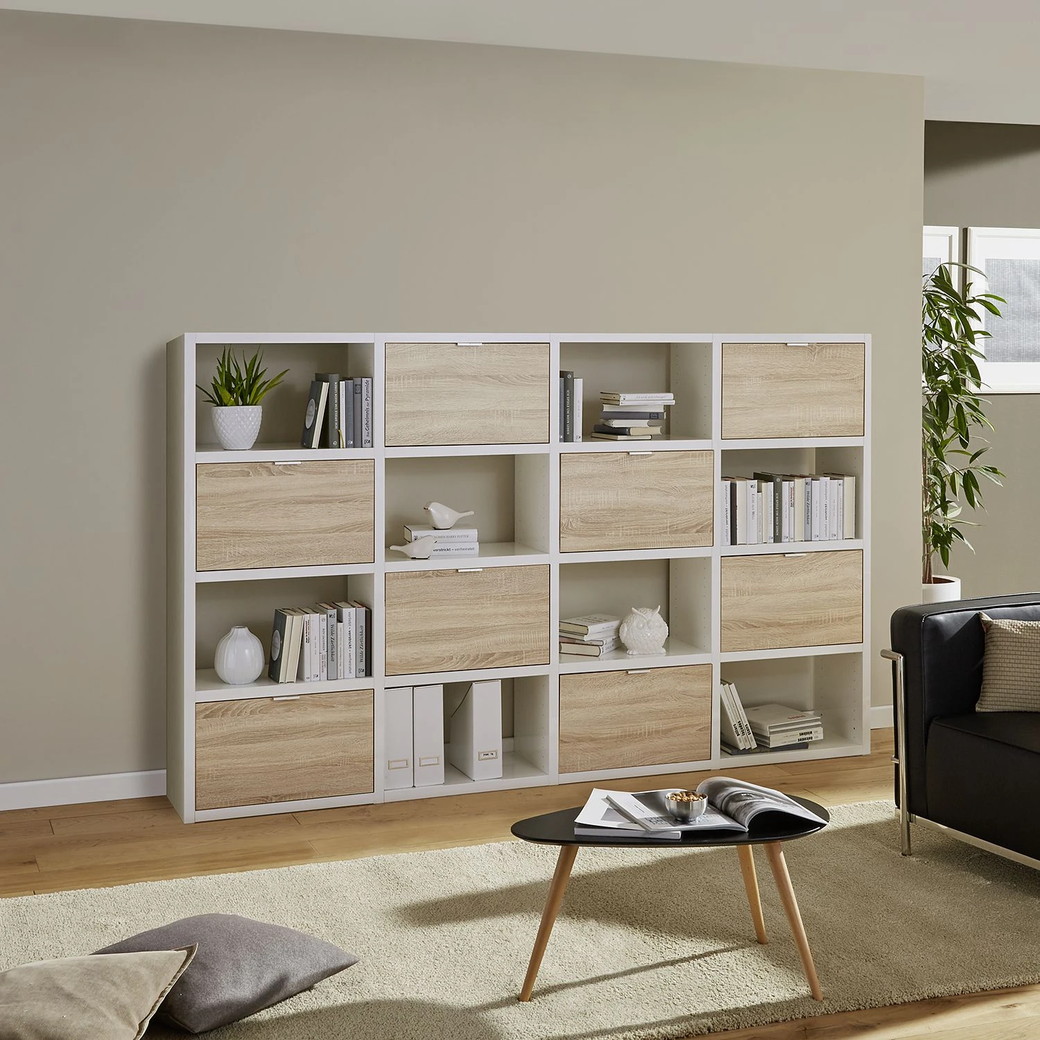 Fredriks Anbauregal Concept II - Hochglanz Weiß 4 Fredriks Anbauregal Concept II - Hochglanz Weiß – Bild 4