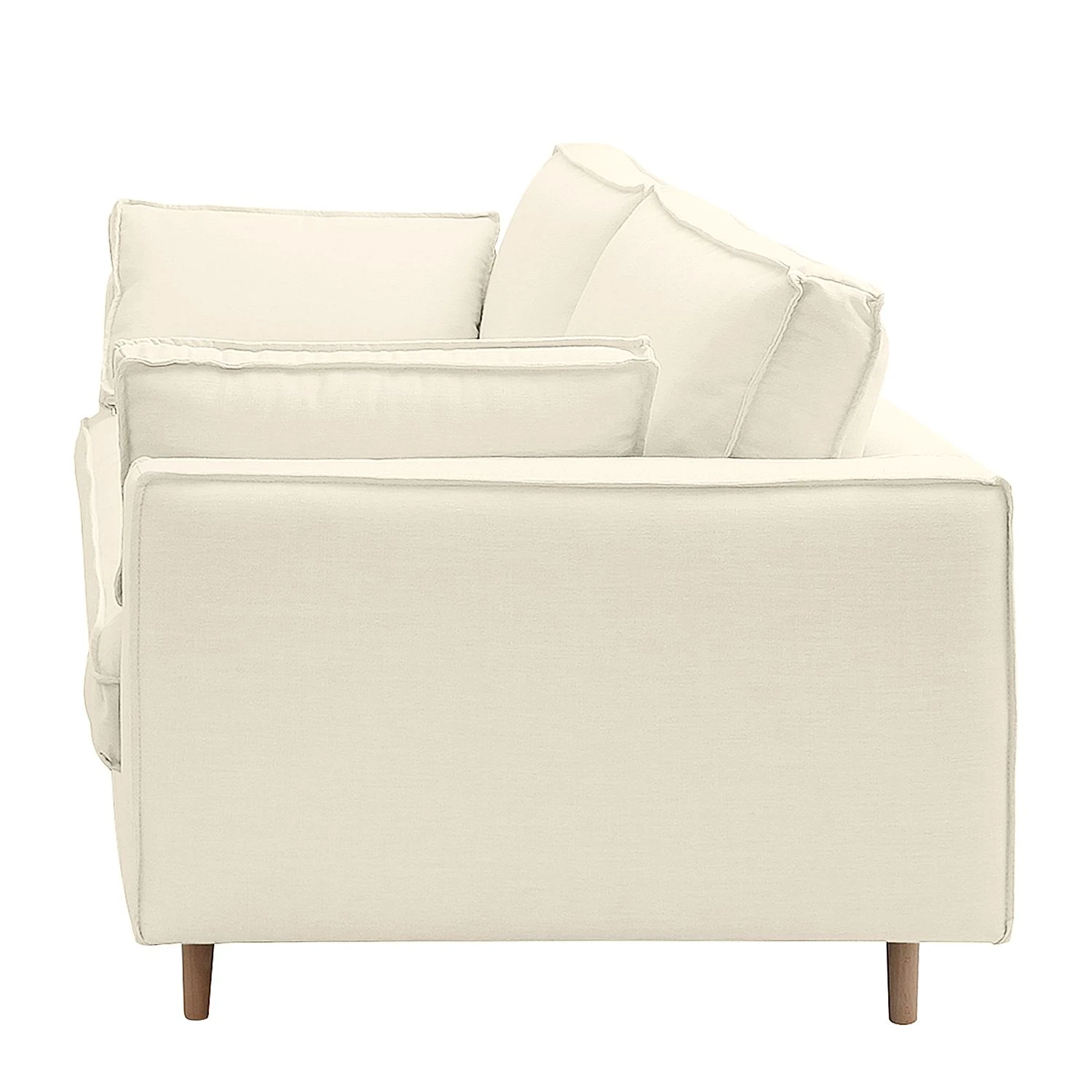 Studio Copenhagen Sofa Momi (3-Sitzer) Webstoff - Stoff Moretey: Cremeweiß 5 Studio Copenhagen Sofa Momi (3-Sitzer) Webstoff - Stoff Moretey: Cremeweiß – Bild 5