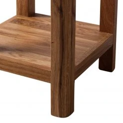 Ars Natura Beistelltisch Anamur I - Eiche - Höhe: 90 cm -Wohnzimmermöbel boutique en ligne beistelltisch anamur i wildeiche massiv 90 4726400