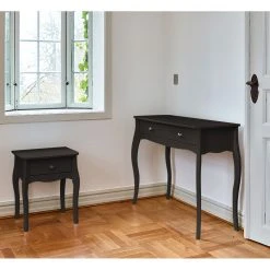 Steens Konsolentisch Baroque - Schwarz -Wohnzimmermöbel boutique en ligne beistelltisch baroque schwarzbraun 4205948